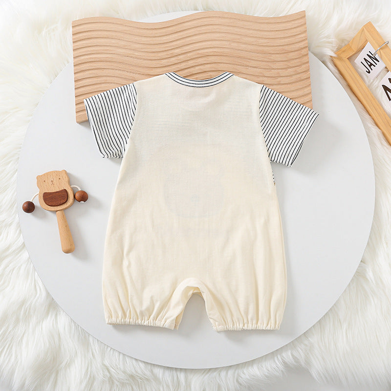 Bear Print Romper