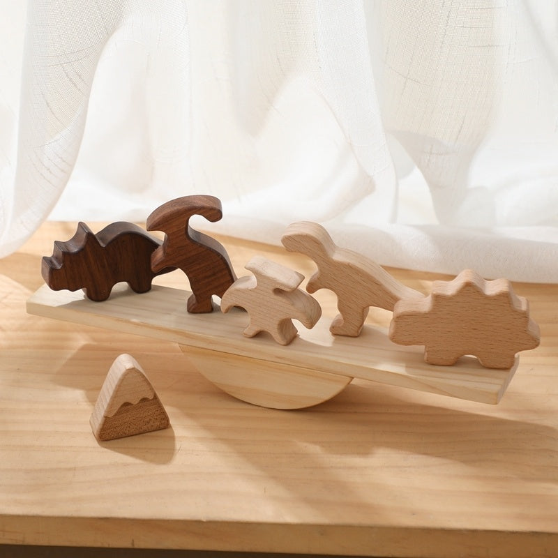 Educational Safari Stacking Wooden Toys
