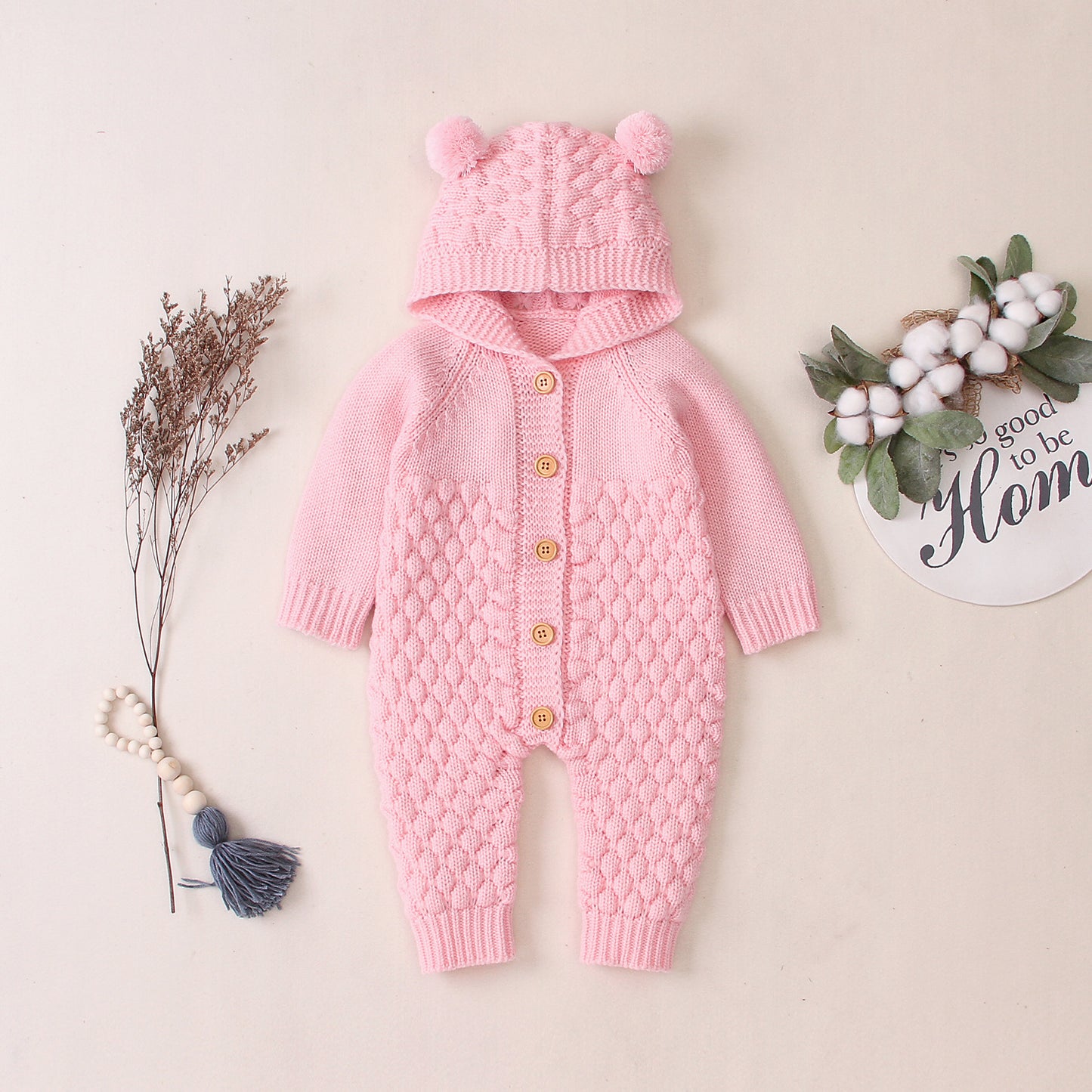 Baby Bear Knitted Jumpsuit