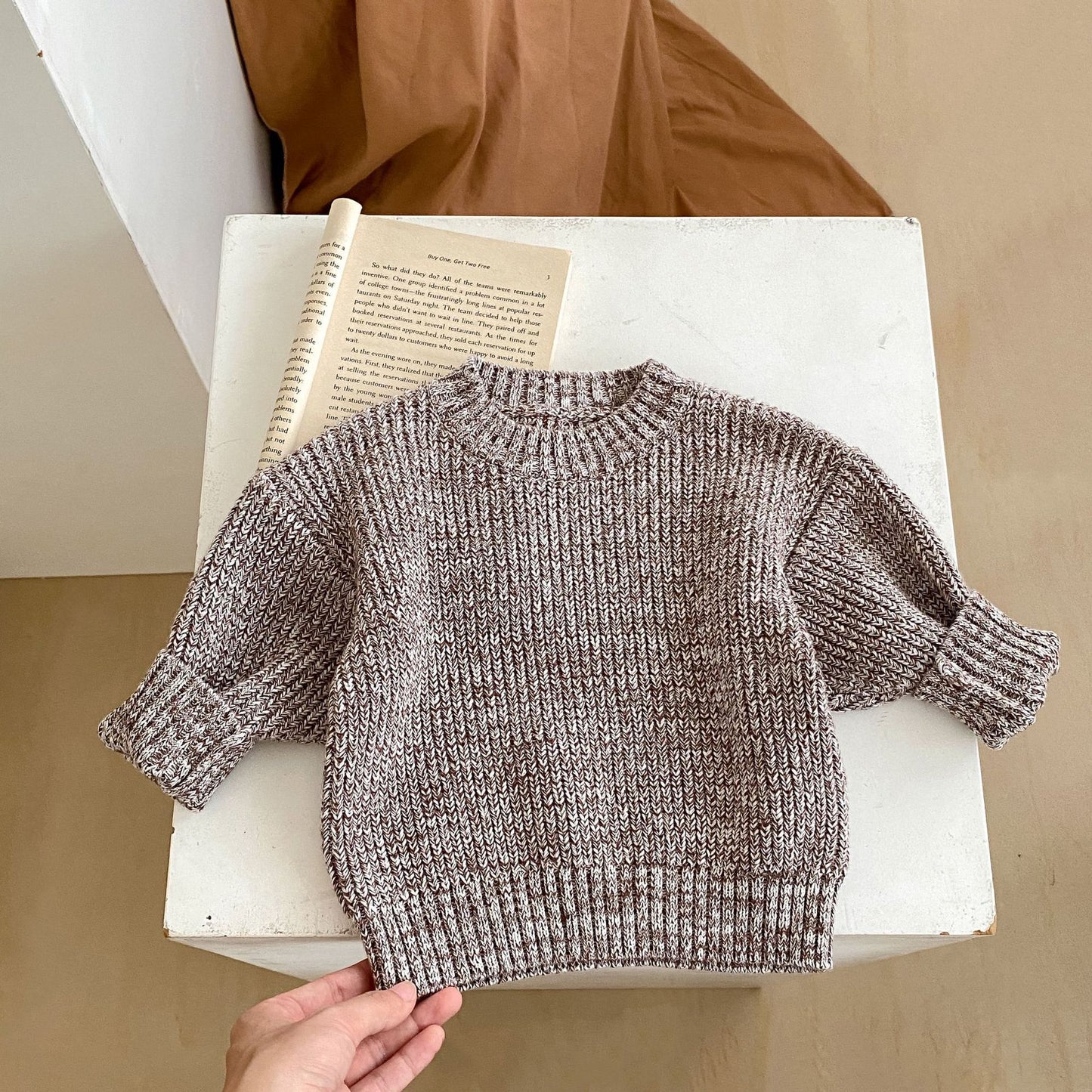 Ball Knitted Pullover Set