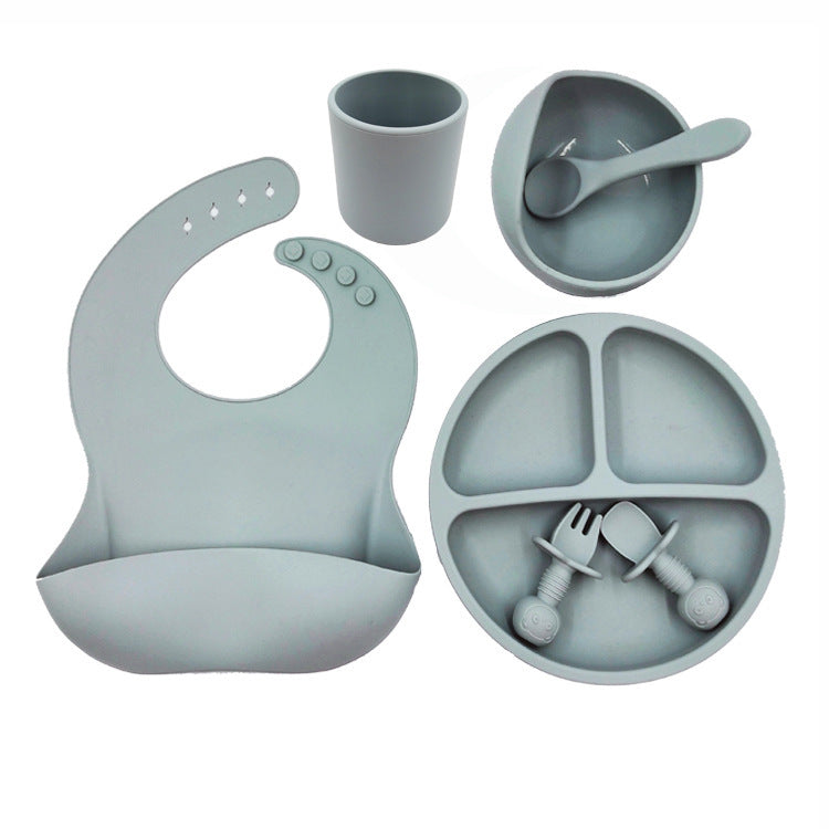 Baby Silicone Less Mess Set