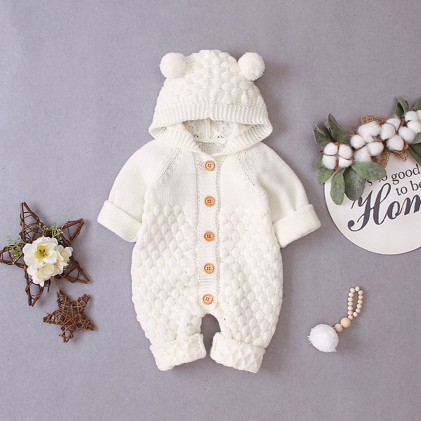 Baby Bear Knitted Jumpsuit