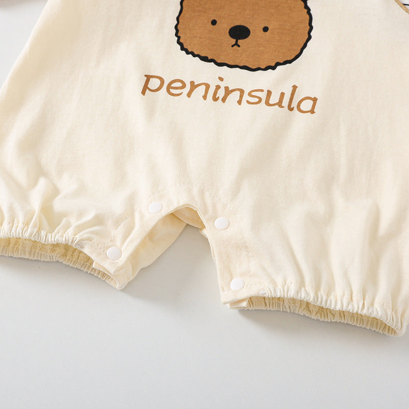 Bear Print Romper