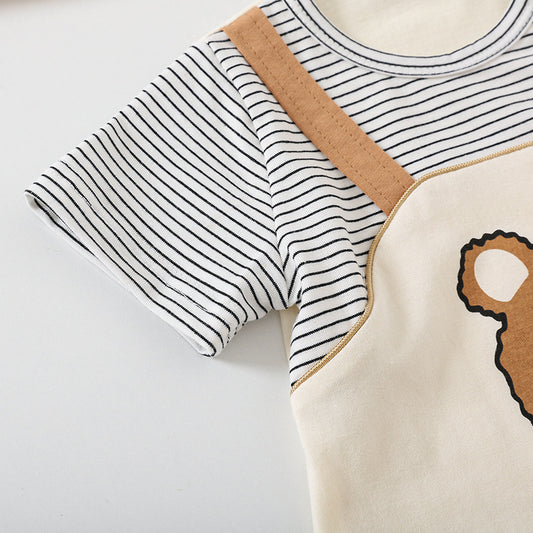 Bear Print Romper