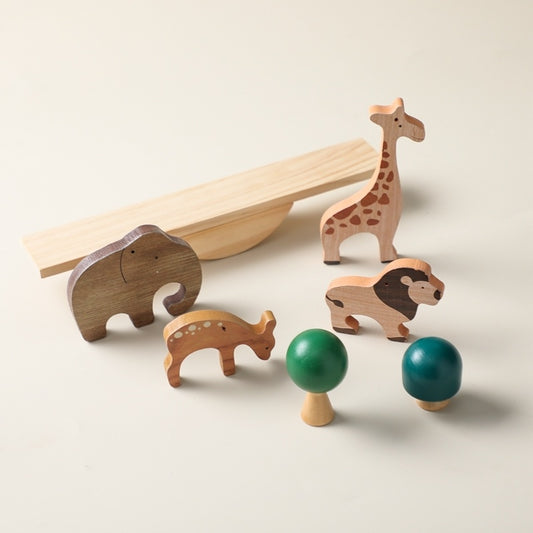 Educational Safari Stacking Wooden Toys