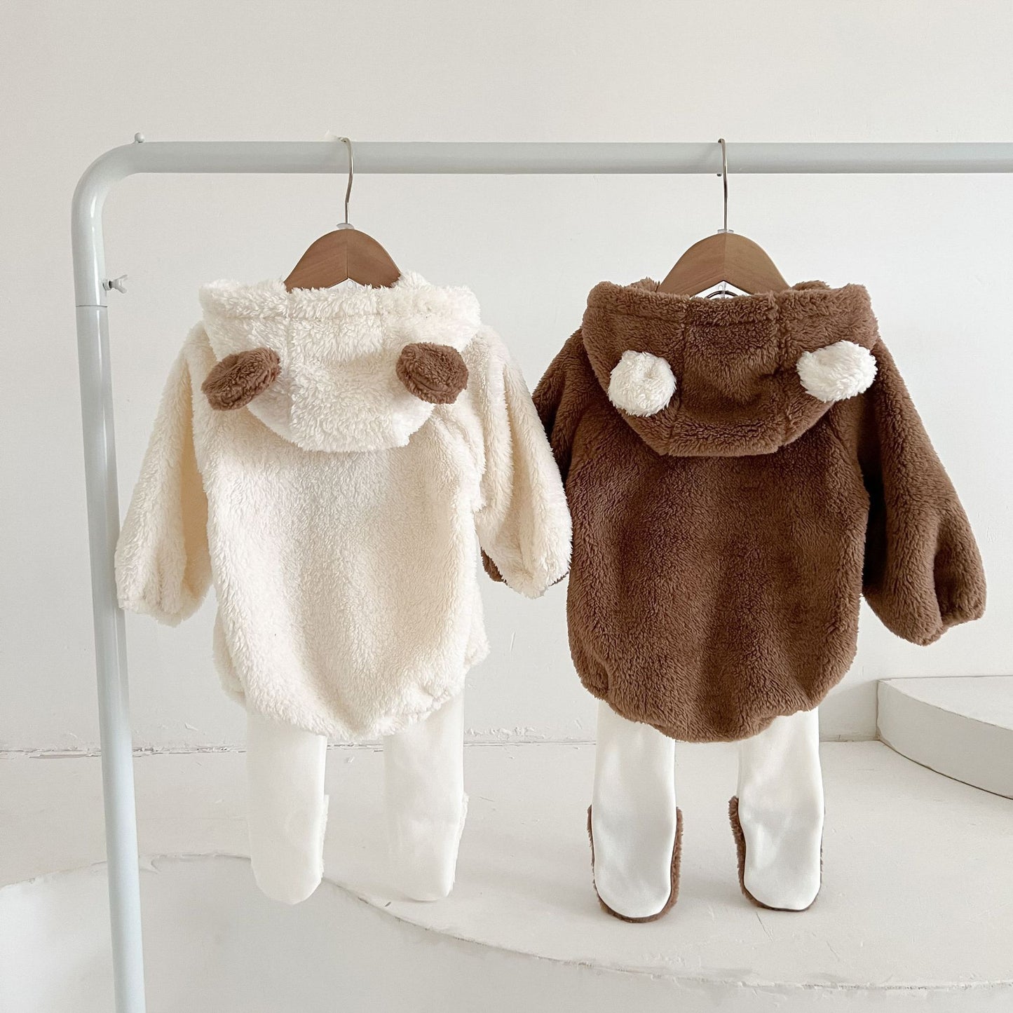 Grizzly Bear Hooded Romper
