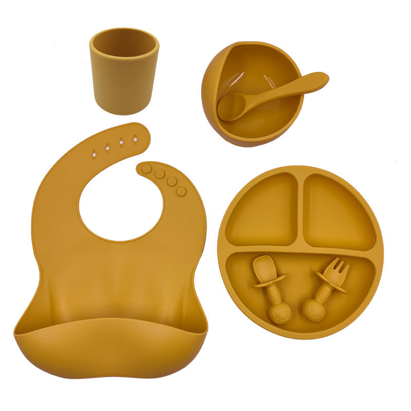 Baby Silicone Less Mess Set