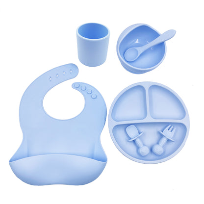 Baby Silicone Less Mess Set
