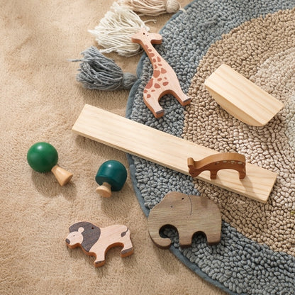 Educational Safari Stacking Wooden Toys