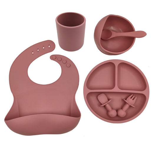 Baby Silicone Less Mess Set