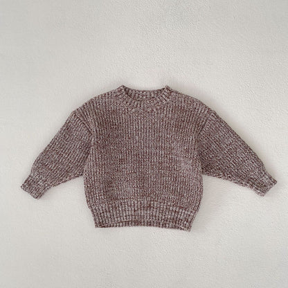 Ball Knitted Pullover Set