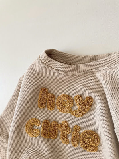 Embroidery Autumn Tracksuit