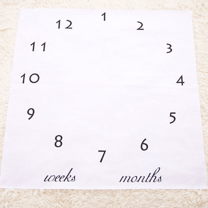 Baby Monthly Milestone Blanket