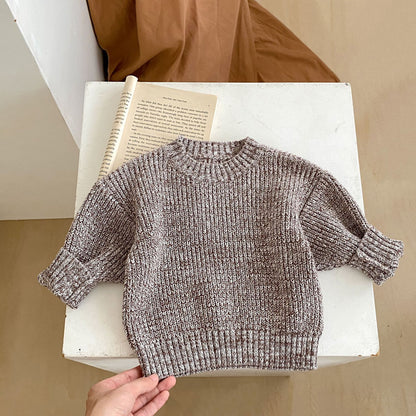 Ball Knitted Pullover Set