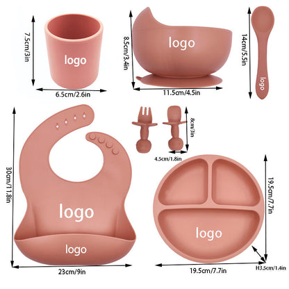 Baby Silicone Less Mess Set