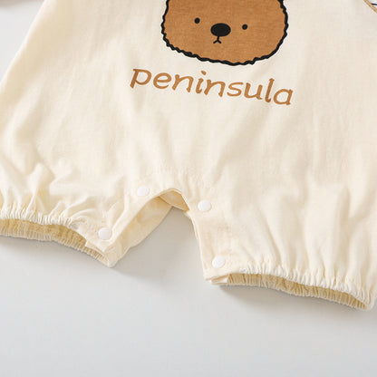 Bear Print Romper