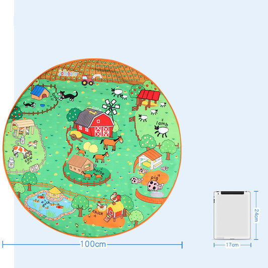 Safari Educational Play Blanket and Toys