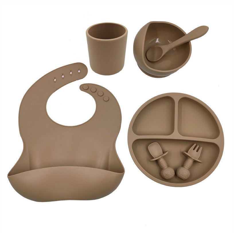 Baby Silicone Less Mess Set