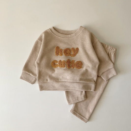 Embroidery Autumn Tracksuit