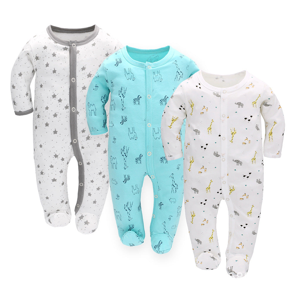 Cotton Baby Romper 3 Pack