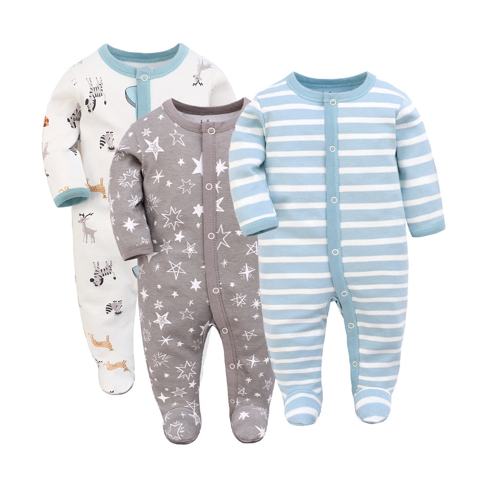 Cotton Baby Romper 3 Pack