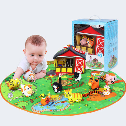 Safari Educational Play Blanket and Toys