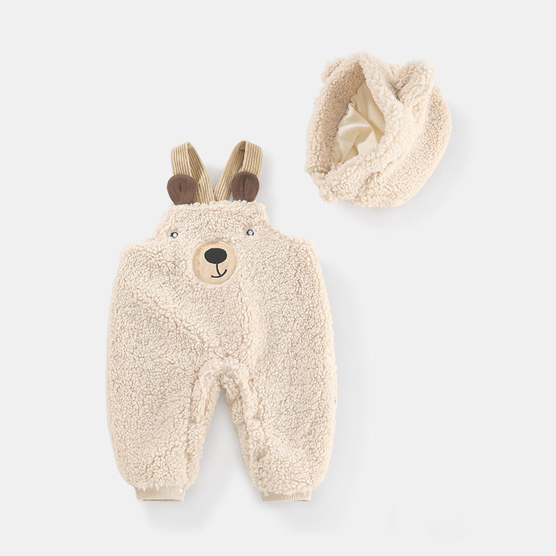 Baby Grizzley Bear Suspenders