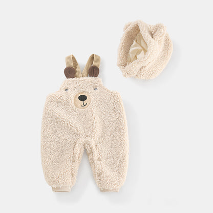 Baby Grizzley Bear Suspenders