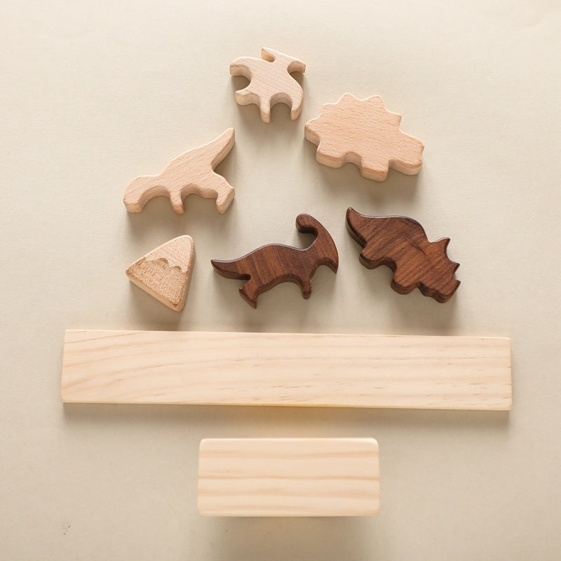 Educational Safari Stacking Wooden Toys