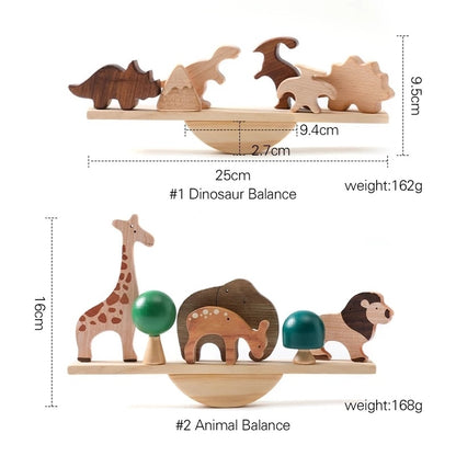Educational Safari Stacking Wooden Toys