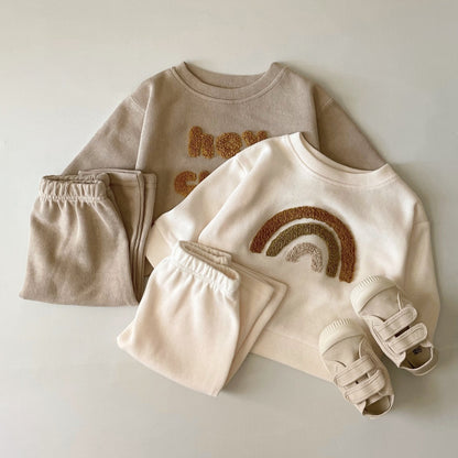 Embroidery Autumn Tracksuit