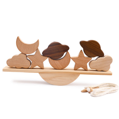 Educational Safari Stacking Wooden Toys