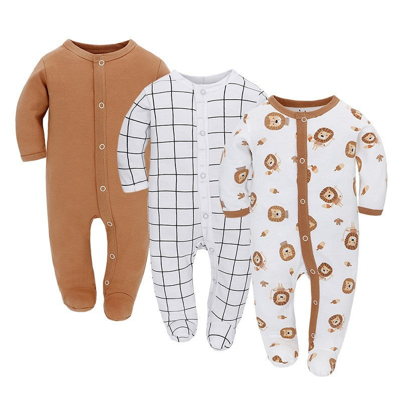 Cotton Baby Romper 3 Pack