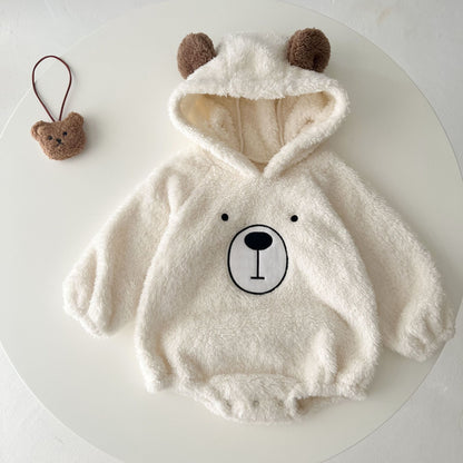 Grizzly Bear Hooded Romper